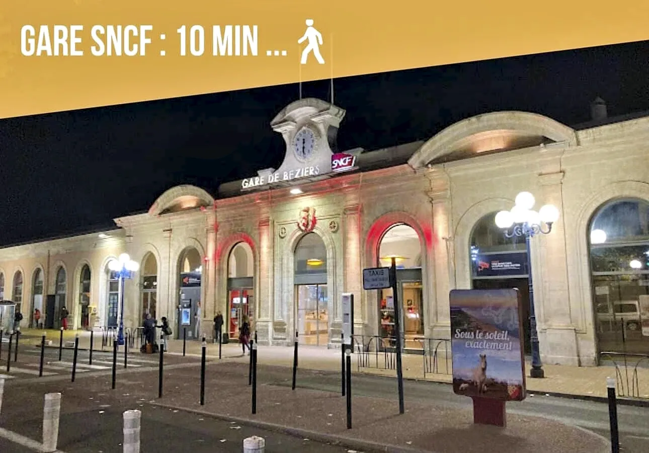 Centre historique de Béziers proche de la location