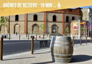 Centre historique de Béziers proche de la location