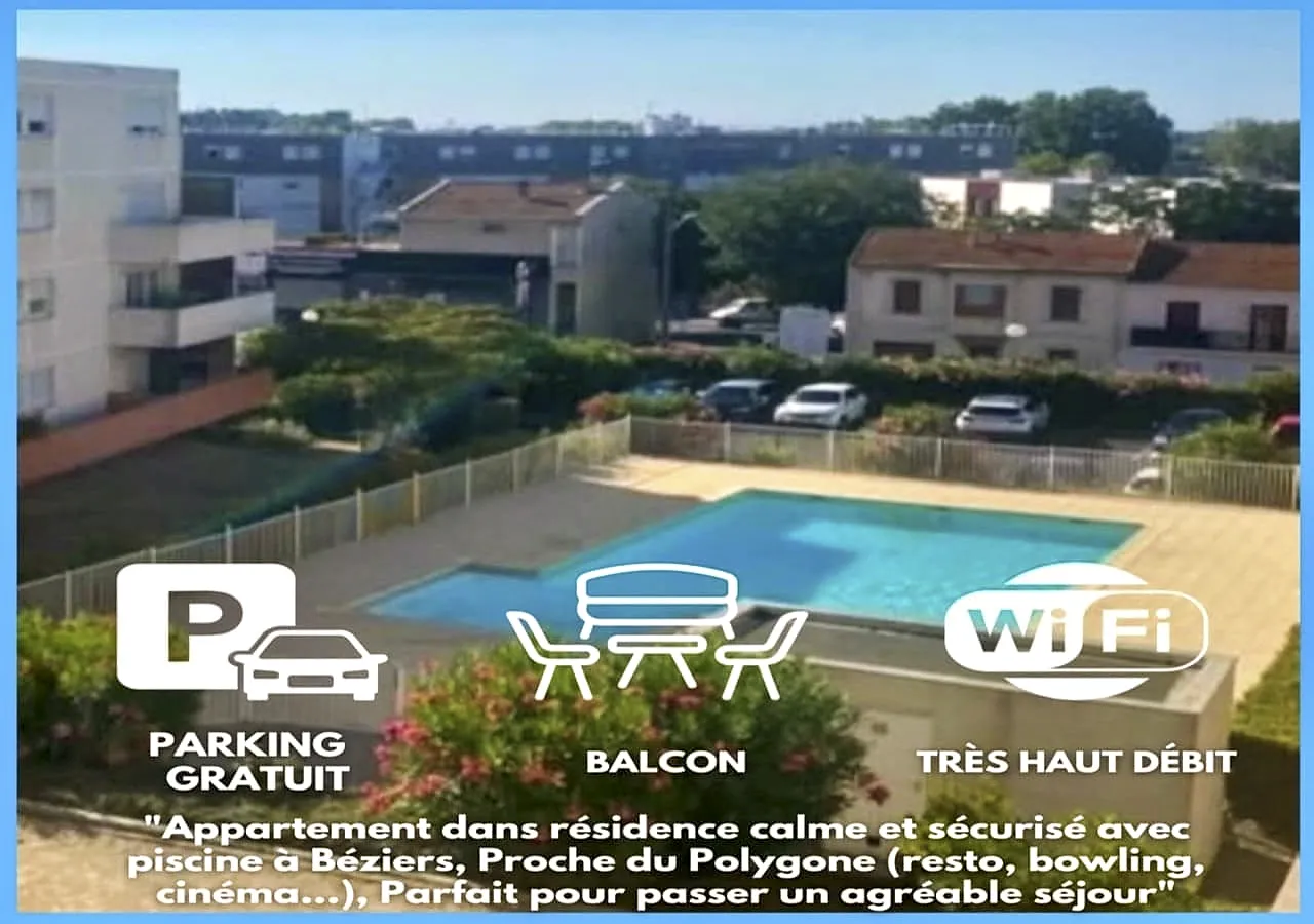 Appartement meublé de tourisme à Béziers centre