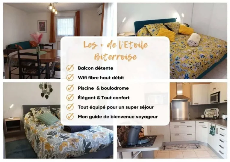 Appartement meublé de tourisme à Béziers centre